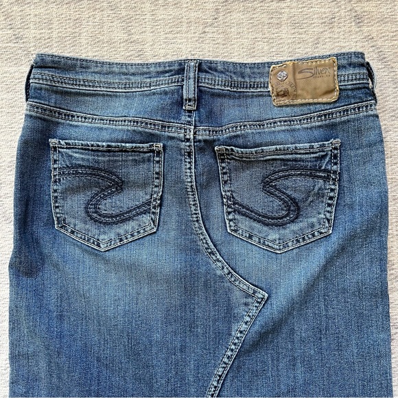 Silver Jeans Denim Maxi Skirt - Picture 7 of 9